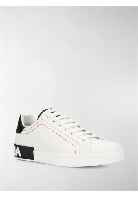 white calf leather Portofino sneakers  DOLCE & GABBANA | CS1760-AH52689697